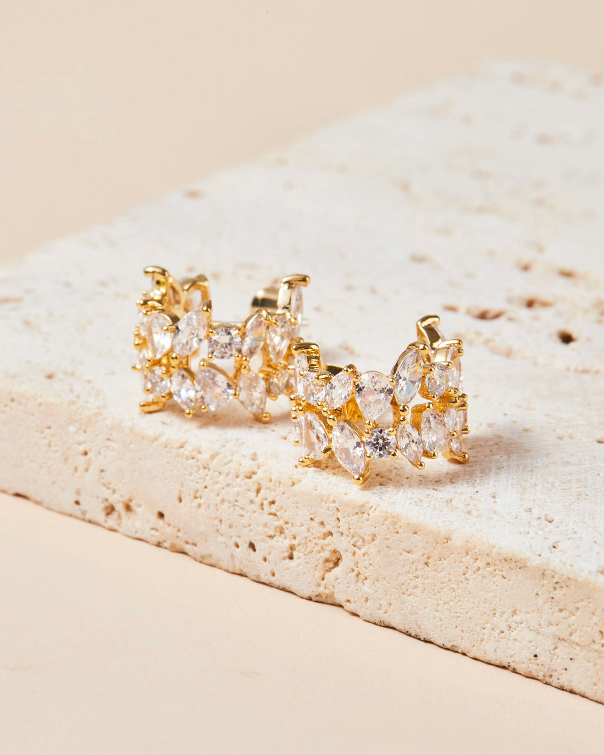 Noir Gold Earrings