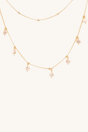 Beatrix Pearl Necklace Set