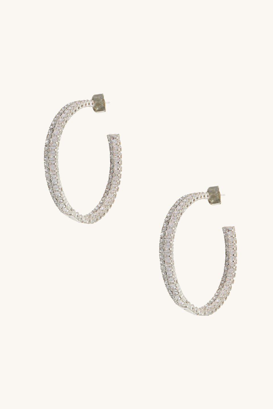 Lilac Hoop Earrings