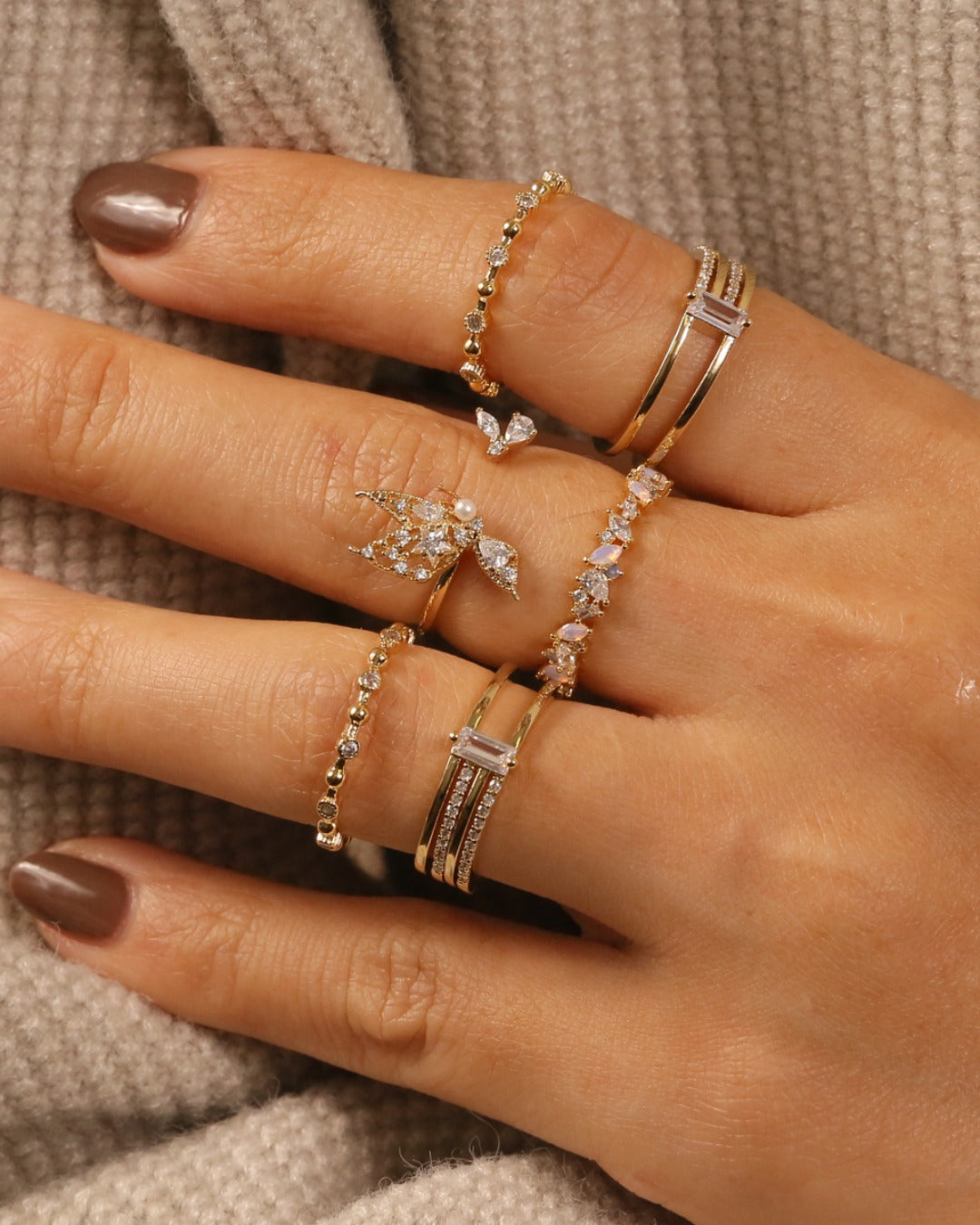 Yasemin Ring Set