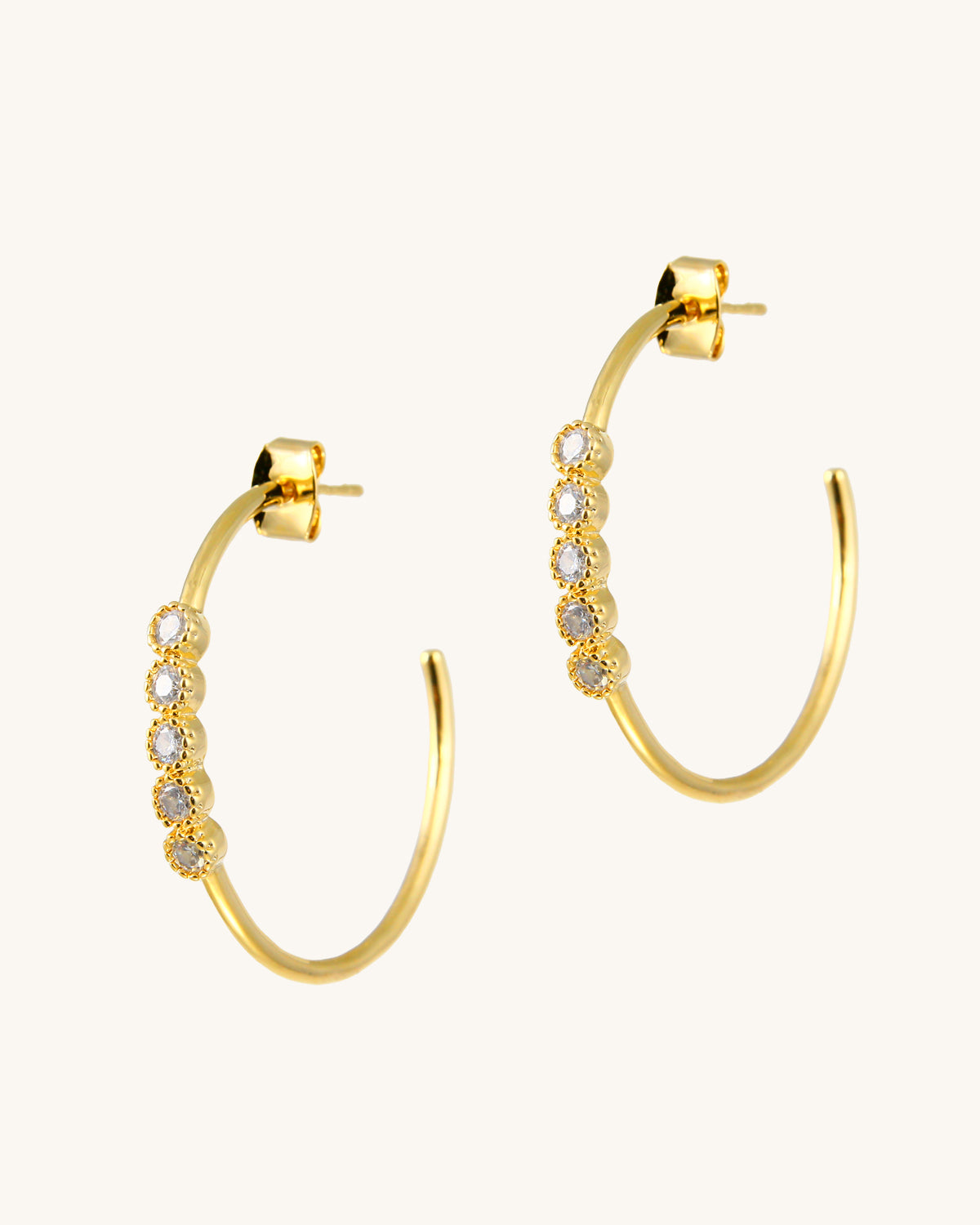 Tri Hoop Earrings