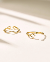 Infinity Zodiac Ring Set