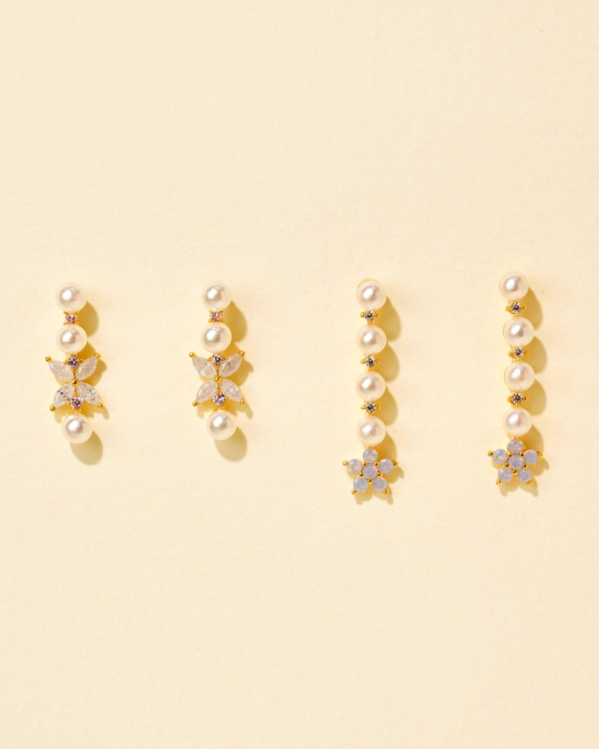 Polina Pearl Earring Set