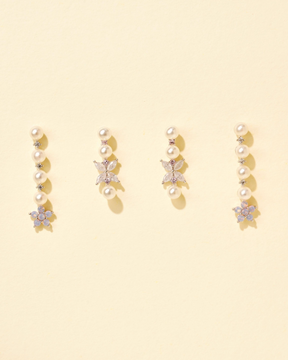 Polina Pearl Earring Set