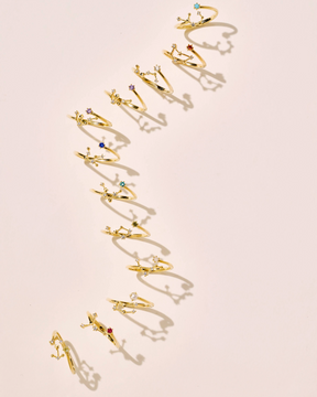 Infinity Zodiac Ring Set