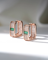 Sayge Rose Gold Earrings