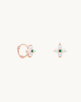 Karra Pearl Mini Hoop Earrings