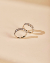 Beam Silver Ring Set