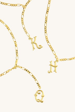 Preston Alphabet Letter Chain Necklace