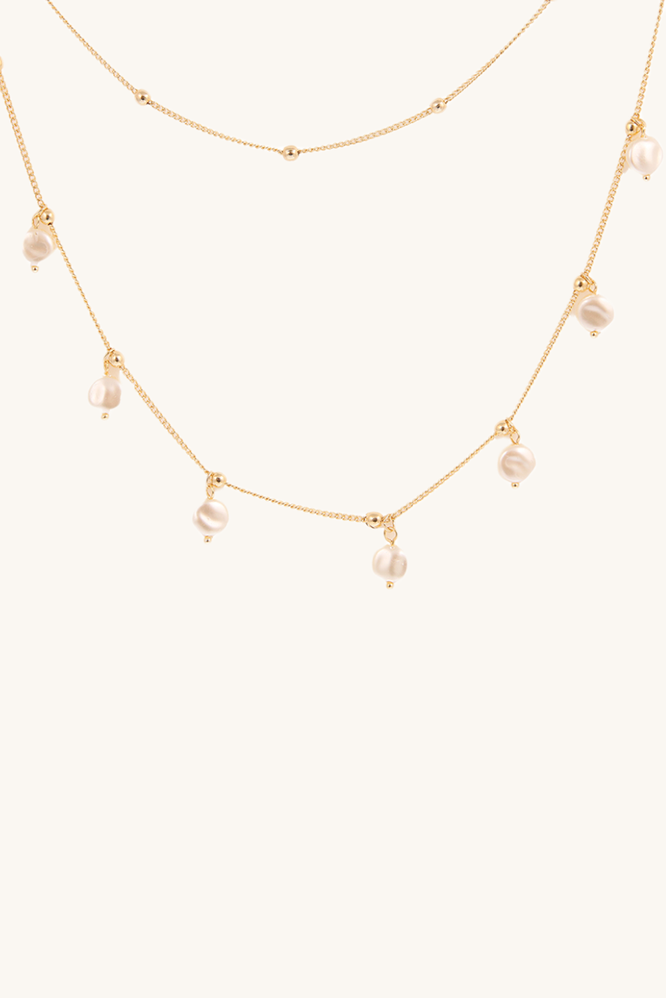 Beatrix Pearl Necklace Set