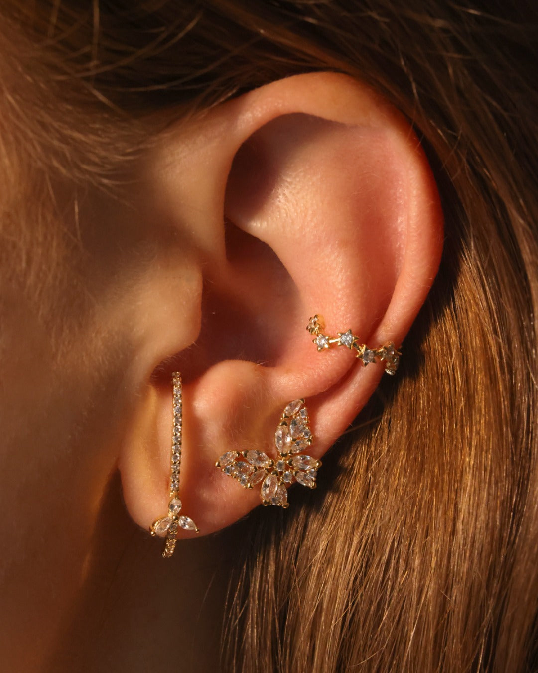 Avva Butterfly Earrings