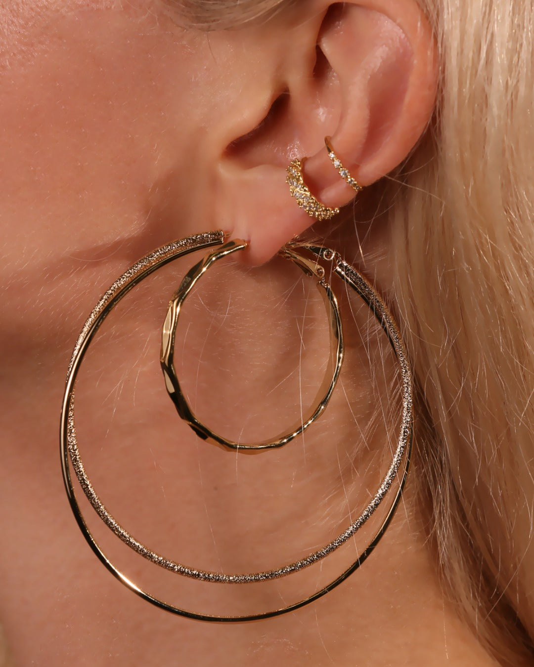 Krista Oversized Hoop Earrings